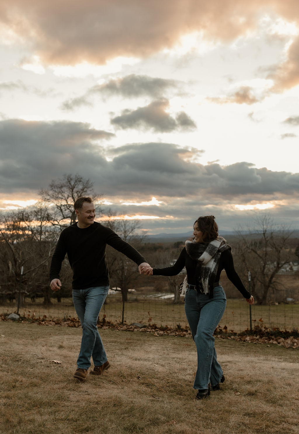 documentary style engagement photos captured by a Massachusetts Engagement Photographer